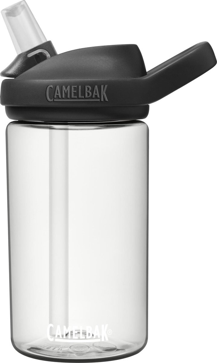 CamelBak drinkfles Eddy junior 400 ml transparant siliconen