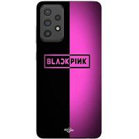 Maniacase Coque Pour Samsung Galaxy A72 Blackpink noir et rose