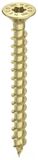 HECO TOPIX-Plus Spaanplaatschroef 3,5x20mm Platkop Geel Verzinkt Voldraad HD-20 (1000 stuks)