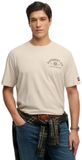 Superdry Heritage Biker Loose T-shirt Heren M Rainy Day Grey