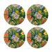 Creative Tops Tropical Floral Set van 4 ronde placemats