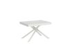ITYHOME - Table extensible 130/234x90 cm Karida Frêne, blanc, avec pieds blancs