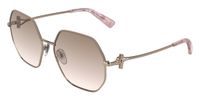 Longchamp LO191S Rose gold/gradient rose 58/17/140 Vrouwen Zonnebrillen