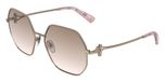 Longchamp LO191S Rose gold/gradient rose 58/17/140 Vrouwen Zonnebrillen