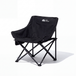 Mobi Garden Chaise lune pliante et portable pour le camping, la pêche et le pique-nique, Noir