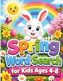 Spring Word Search for Kids Ages 4-8