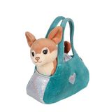 Gipsy Toys Knuffel Sweety Bag Chihuahua, bruin, groene tas, 18 cm