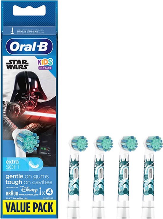 Oral-B Kids opzetborstels - Star Wars - 4 stuks