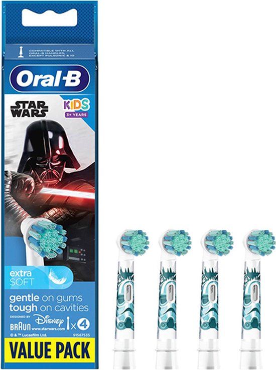 Oral-B Kids Star Wars Opzetborstels - 4 stuks
