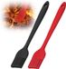 Sans marque Deux brosses à huile de cuisine Rouge+Noir