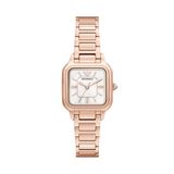 Emporio Armani Dames 35MM Rose Gold-Tone roestvrij stalen horloge, AR11743