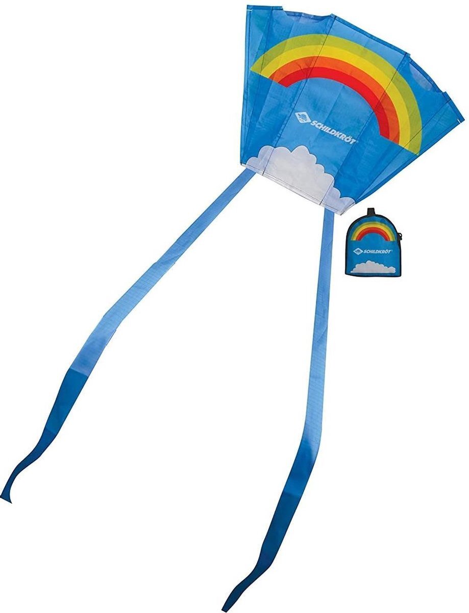 Schildkröt Schildkröt Funsports Mini Vlieger Regenboog 45 Cm Polyester 2-delig