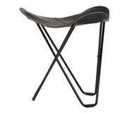 Cuero Design Flying Goose Pampa Kruk, leer, zwart/zwart, 48 cm