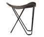 Cuero Design Flying Goose Pampa Kruk, leer, zwart/zwart, 48 cm