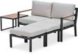 Garden Impressions Cinto balkon loungeset 5-delig - donker grijs
