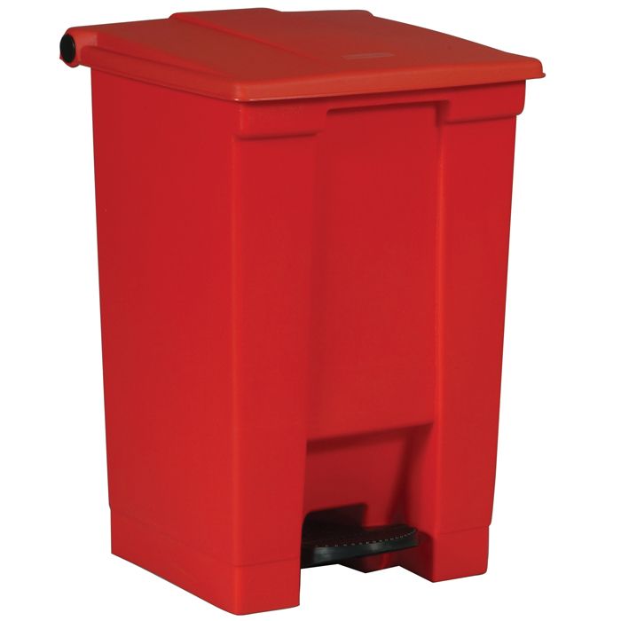 Rubbermaid Step-On 6144 Vuilnisbak Rood 45,4 Liter