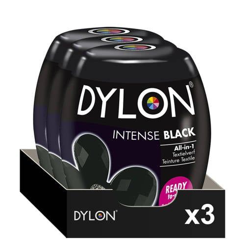 Dylon Textielverf Intense Black - 3 x 350 gr - Voordeelverpakking