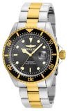 Invicta Pro Diver Horloge Man Quartz Goud, Roestvrijstaal