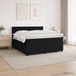 Maison Exclusive - Lit boxspring avec matelas noir 180 x 200 cm, velours