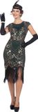 Wilbers Charleston 20's Robe Verte Premium - Taille 46