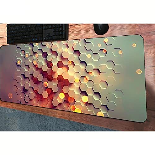 DHSBD Paars Swirl Print Muismat Computer Grote Rubberen Antislip