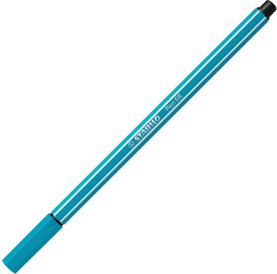 STABILO Pen 68 - Premium Viltstift - Lichtblauw - per stuk