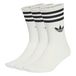 adidas Originals Chaussettes 3-stripes Crew Pack De 3 - Blanc/noir, pointure 31-33 KXXL