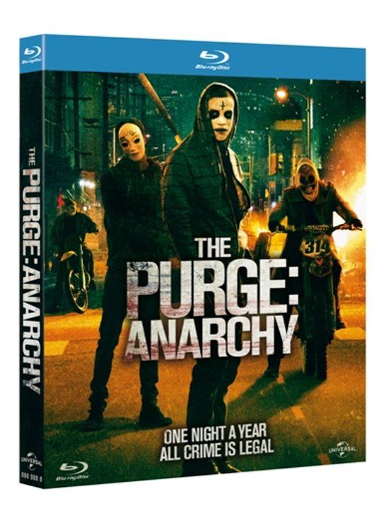 The Purge 2: Anarchy (Blu-ray) - Horror - Engels - Nederlands, Duits, Frans, Deens, Fins, IJslands, Noors, Portugees, Engels voor doven en slechthorenden