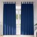 VidaXL Zwart-out gordijnen met ringen 2 st donkerblauw 245 x 140 cm