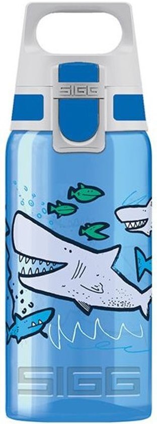 SIGG Drinkfles Haaien Blauw 0 5 Liter