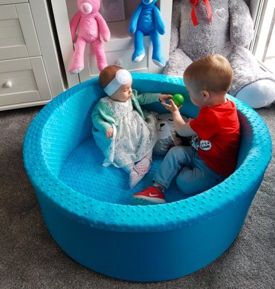 Viking Choice Ballenbak - 90 cm - Blauw - Leeg - Zonder ballen