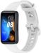By Qubix Qubix - Siliconen bandje met gesp - Wit - Geschikt voor Huawei Band 10 / 9 / 8