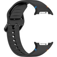 Armband SZSMART Siliconen bandje voor Samsung Galaxy Watch 8 Zwart