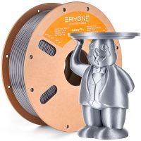 PLA filament pailleté pour imprimante 3D - diamètre 1,75 mm - bobine 1 kg - Convient aux imprimantes 3D FDM et stylos 3D - Argent