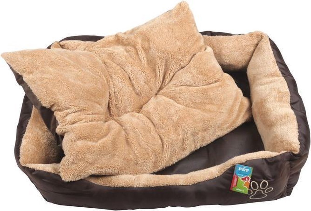 BAMA Hondenmand stof Pet comfort S 61x48x18cm bruin bruin