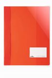 Durable 269003 Zichtsnelhechtmap, rood, verpakking van 25 stuks.