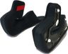Nolan N87, coussinets de joues, couleur: Noir/Rouge, taille: L