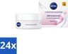 NIVEA Essentials Dagcrème - Voedende Gezichtscrème - SPF 30 - Amandelolie & Sheaboter - Droge Huid - 50 ml - 24 Stuks