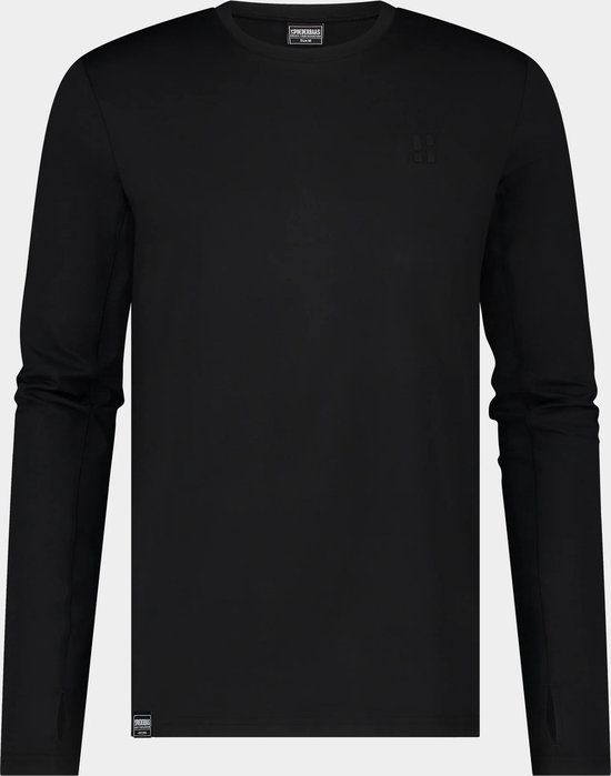 Poederbaas Four Seasons Lightweight Longsleeve Heren Zwart - XXL