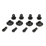 TEAM LOSI Veer Cups/Clips/Shock Ends (2): 1:5 4wd DB XL