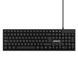 Phoenix K100 Multimedia-toetsenbord, USB, zwart, QWERTY