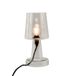 Theluz 1127/1TR Plafondverlichting E14 LED Transparant Glas