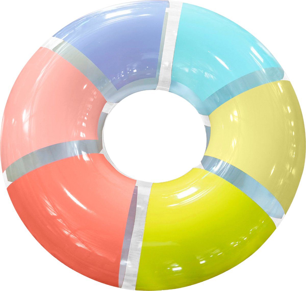 Sunnylife Zwemband - Zwemring - Opblaasbaar - Rainbow Gloss - Ø 110cm - Multicolor