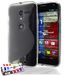 Ultraplatte MUZZANO Ultraplatte zachte beschermhoes MOTOROLA MOTO X (1st GEN) [Le S Premium] [Grijs] + 3 displaybeschermfolie UltraClear + stift en MICROVASEERdoek MUZZANO® GRATIS