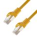 Netwerkkabel S/FTP PIMF Cat. 7 1,50 meter geel patchkabel Gigabit Ethernet LAN DSL CAT7 kabel