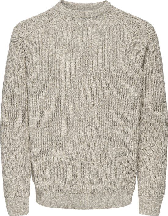 Only &amp; Sons Only & Sons Trui - Heren Sweater - Silver Lining Egret