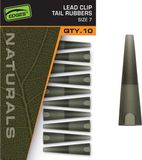 FOX Edges Naturals Lead Clips Tail Rubbers - Loodsysteem