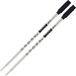 Cross 8514-2 Recharge de stylo bille, pointe f=Fine - Lot de 2 - Noir indélébile