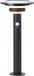 BRILLIANT GARVINA Lampe d'extérieur solaire LED avec détecteur de mouvement, acier inoxydable et plastique, 4W, noir