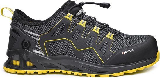 Base Protection K-Balance Safety Shoes - Black/Yellow - S1P - Size 41